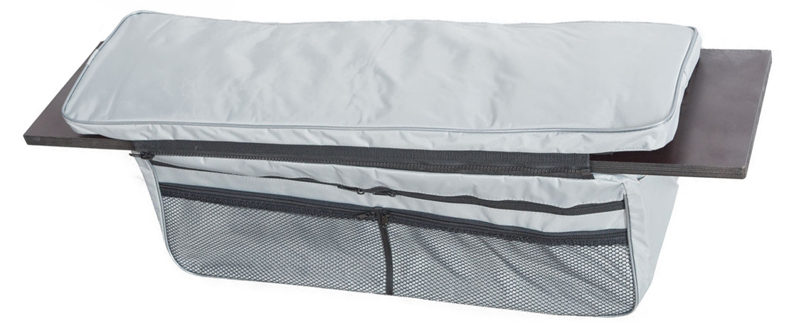 Комплект мягких накладок на сиденье Ковчег с сумкой, 110 (серый)