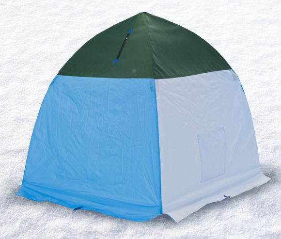 Палатка-зонт без дна Классика с алюм. звездочкой 1-а мест. (брезент)
