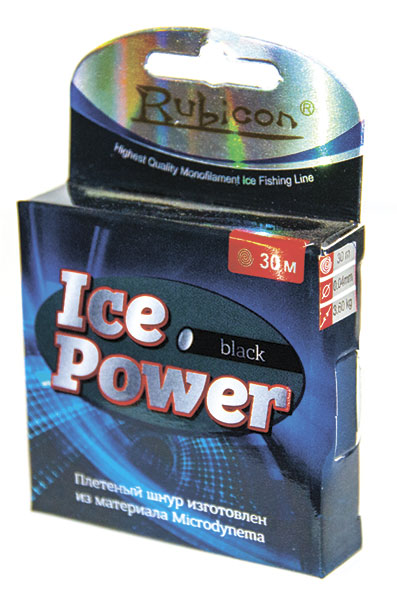 Ice Power 30m black, d=0,10mm