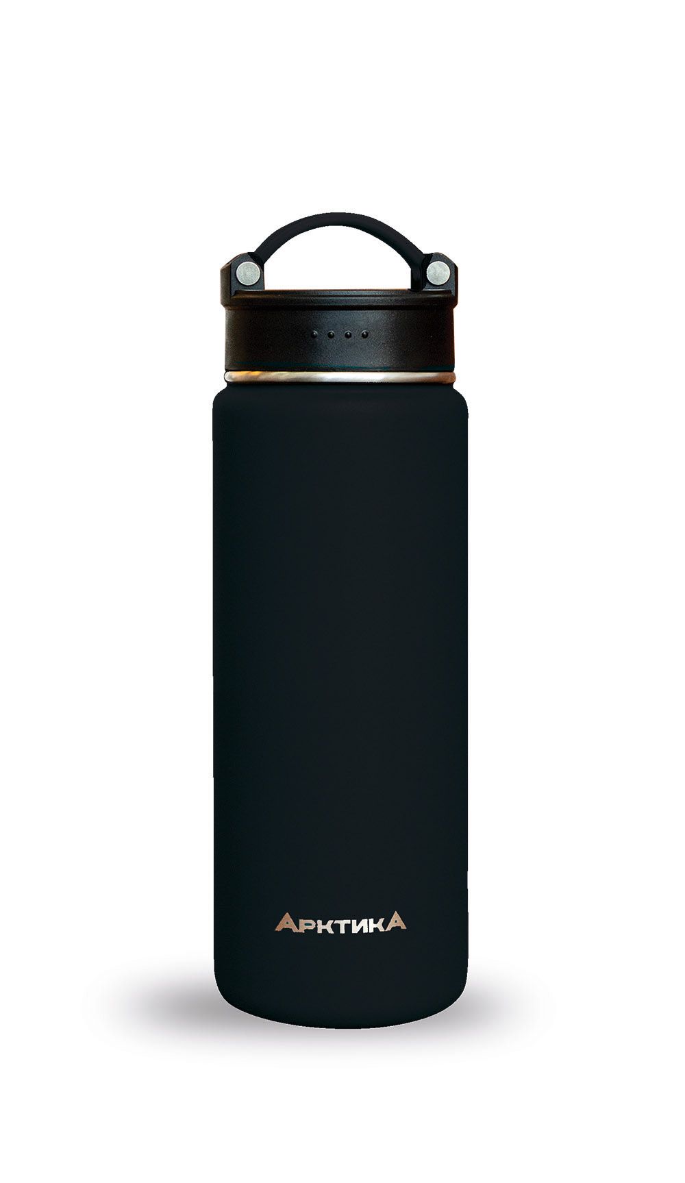 Термос бытовой Арктика вакуумный, питьевой 708-530B (черный) 530мл