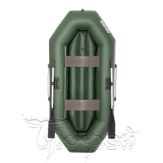 Лодка Тонар Бриз А260 надувное дно (зеленый)