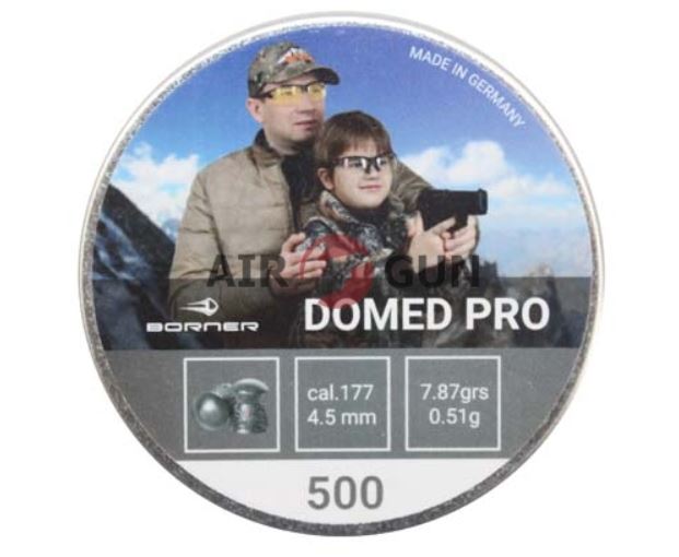 Пуля пневм. Borner "Domed Pro",  4,5 (500 шт.) 0,51гр.	
